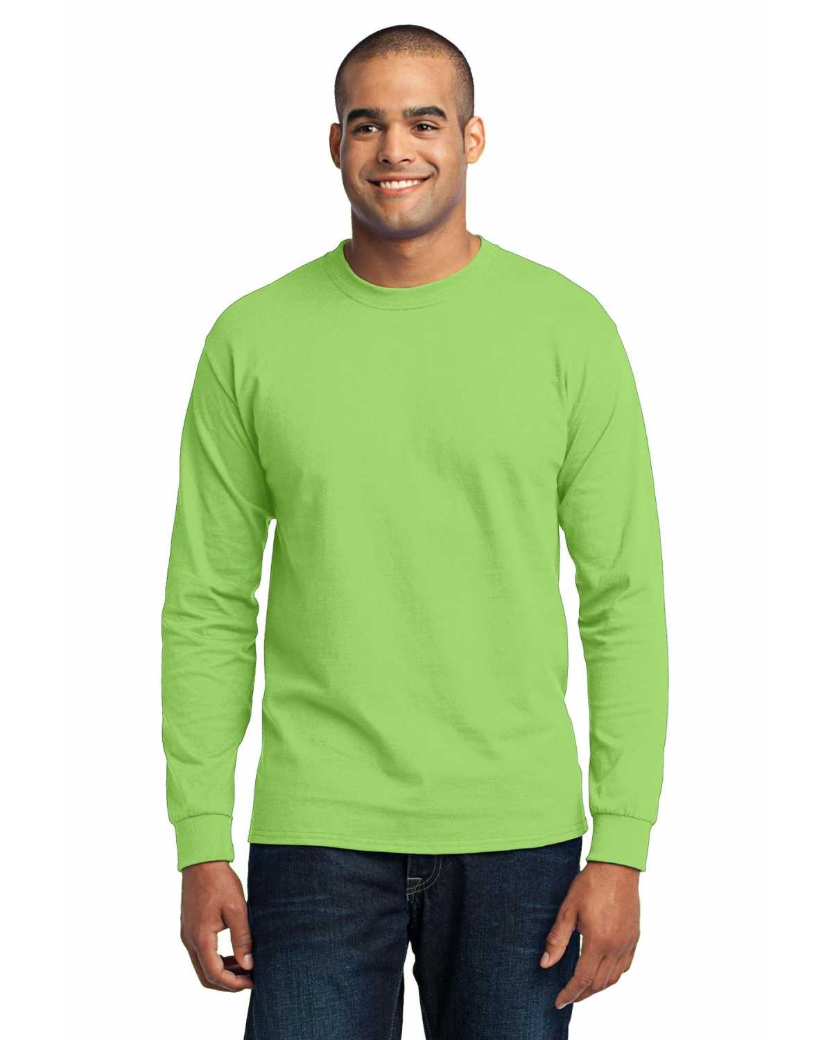 Port & Company PC55LS Long Sleeve Core Blend Tee on discount ...