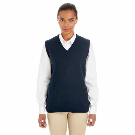 Harriton M415W Ladies Pilbloc V-Neck Sweater Vest