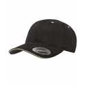 Yupoong 6262S Adult Brushed Cotton Twill 6-Panel Mid-Profile Sandwich Cap