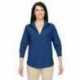 Harriton M610W Ladies Paradise Three-Quarter Sleeve Performance Shirt