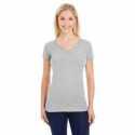 J America JA8136 Ladies Glitter V-Neck T-Shirt