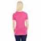 J America JA8136 Ladies Glitter V-Neck T-Shirt