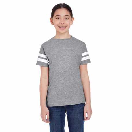 LAT 6137 Youth Football Fine Jersey T-Shirt