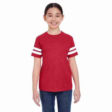 LAT 6137 Youth Football Fine Jersey T-Shirt