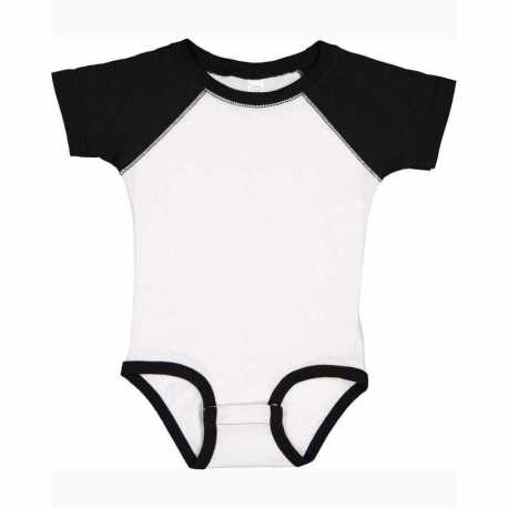 Rabbit Skins RS4430 Infant Baseball Bodysuit