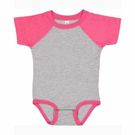 Rabbit Skins RS4430 Infant Baseball Bodysuit