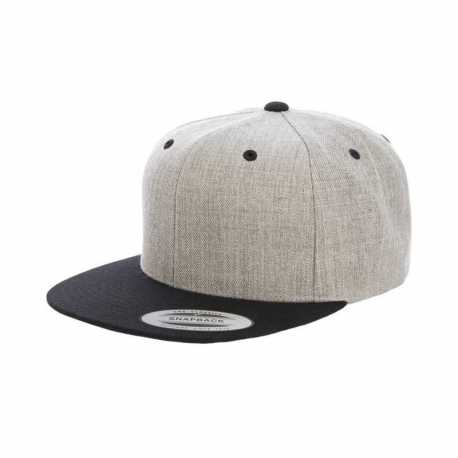 Yupoong 6089MT Adult Structured Flat Visor Classic Two-Tone Snapback Cap