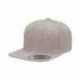 Yupoong YP5089 Adult Structured Flat Visor Classic Snapback Cap