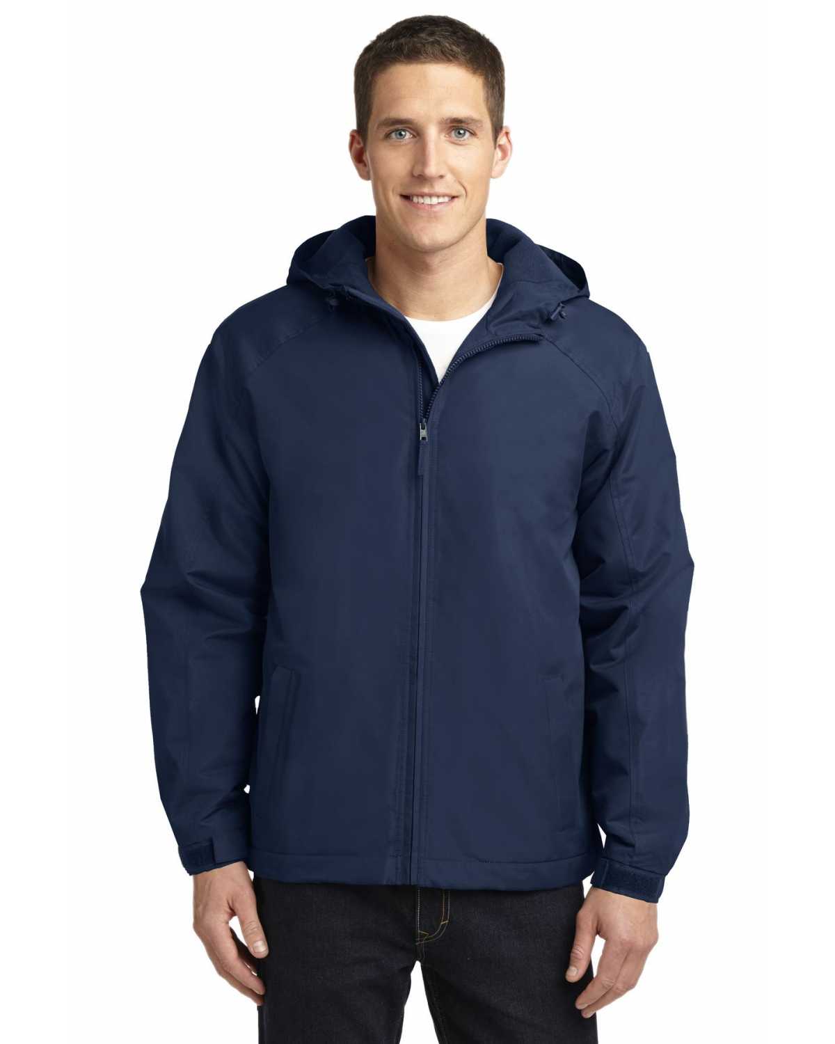 Port Authority J327 Hooded Charger Jacket on discount | ApparelChoice.com