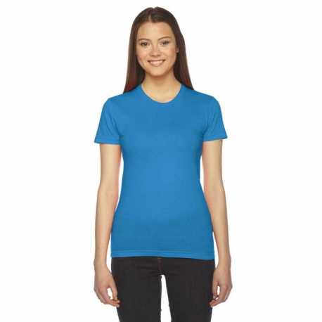 American Apparel 2102 Ladies Fine Jersey USA Made Short-Sleeve T-Shirt
