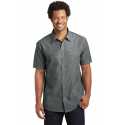District Made Made DM3810 Made Mens Short Sleeve Washed Woven Shirt
