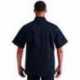 Artisan Collection by Reprime RP664 Unisex Studded Front Short-Sleeve Chef's Jacket