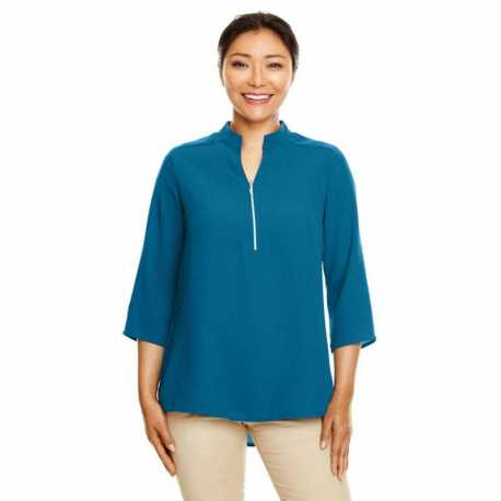 Devon & Jones DP611W Ladies Perfect Fit Three-Quarter Sleeve Crepe Tunic