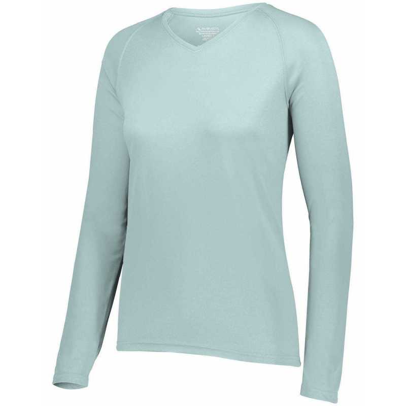 Gildan 5400L Ladies Heavy Cotton 100% Cotton Long Sleeve T-Shirt on ...