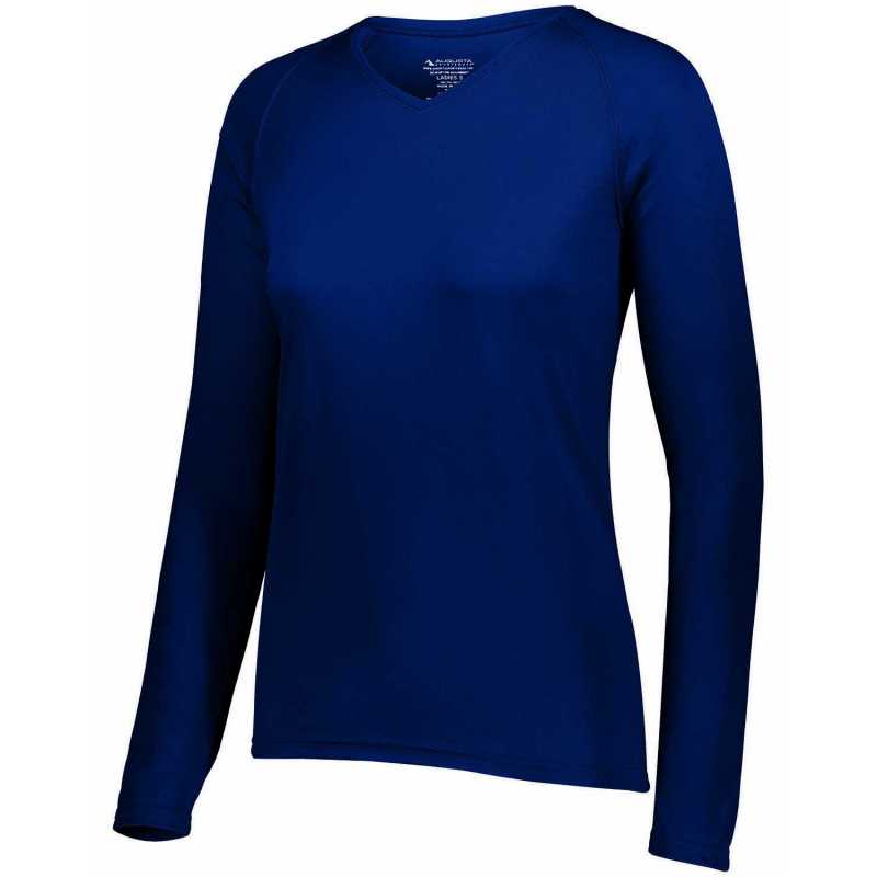 Gildan 5400L Ladies Heavy Cotton 100% Cotton Long Sleeve T-Shirt on ...