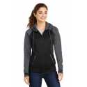 Sport-Tek LST236 Ladies Sport-Wick Varsity Fleece Full-Zip Hooded Jacket
