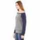 Bella + Canvas 7501 Ladies Sponge Fleece Wide Neck Sweatshirt