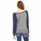 Bella + Canvas 7501 Ladies Sponge Fleece Wide Neck Sweatshirt