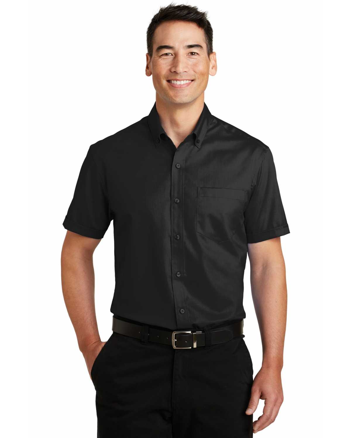 Port Authority S664 Short Sleeve SuperPro Twill Shirt on discount ...
