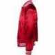 Augusta Sportswear 3610 Unisex Striped Trim Satin Baseball Jacket