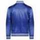 Augusta Sportswear 3610 Unisex Striped Trim Satin Baseball Jacket
