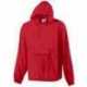 Augusta Sportswear 31300 Hooded Nylon Half Zip Pullover Pouch Jacket