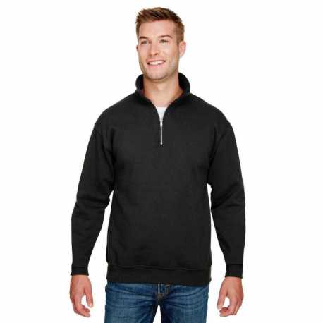 Bayside BA920 Unisex Quarter-Zip Pullover Sweatshirt