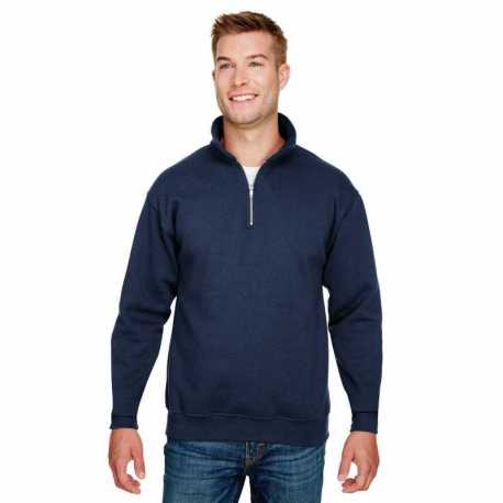 Bayside BA920 Unisex Quarter-Zip Pullover Sweatshirt