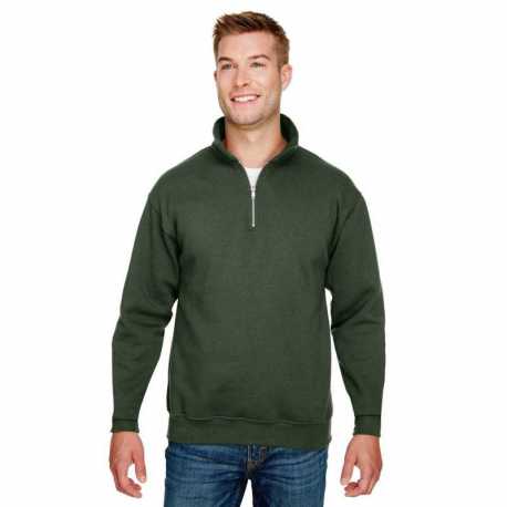 Bayside BA920 Unisex Quarter-Zip Pullover Sweatshirt