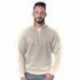 Bayside BA920 Unisex Quarter-Zip Pullover Sweatshirt