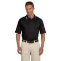 Harriton M210 Adult 6 oz. Short-Sleeve Pique Polo with Tipping