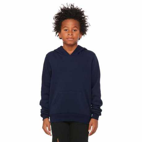 Bella + Canvas 3719Y Youth Sponge Fleece Pullover Hooded Sweatshirt
