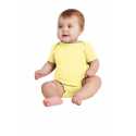 Rabbit Skins RS4400 Infant Short Sleeve Baby Rib Bodysuit