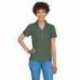 Devon & Jones D100W Ladies Pima Pique Y-Collar Polo