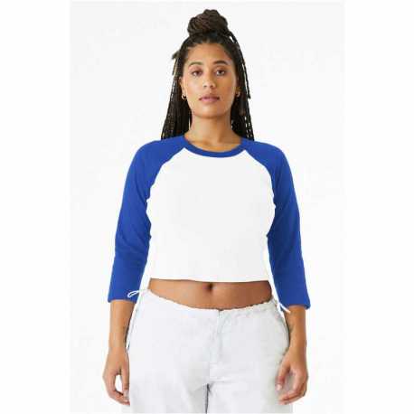 Bella + Canvas 1200 Ladies Micro Ribbed Three-Quarter Raglan Baby T-Shirt