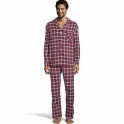 Hanes 0140 Men's Flannel Pajamas