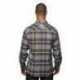 Burnside B8219 Men's Snap-Front Flannel Shirt