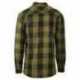 Burnside B8219 Men's Snap-Front Flannel Shirt