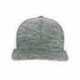 Pacific Headwear 106C Aggressive Heather Trucker Snapback Cap