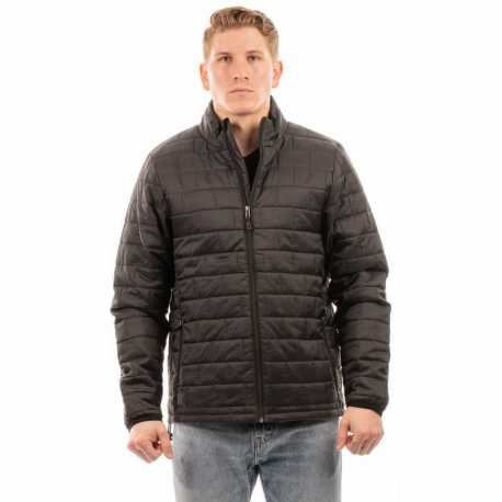 Burnside B8713 Adult Box Quilted Puffer Jacket