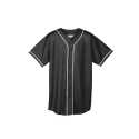 Augusta Sportswear 593 Wicking Mesh Braided Trim Baseball Jersey