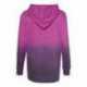 MV Sport W20185 Women's French Terry Ombre Hooded Sweatshirt