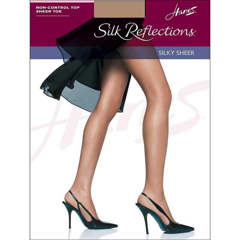 Hanes Silk Reflections Women`s Silky Sheer Thigh High 
