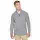 Devon & Jones DG480 CrownLux Performance Men's Clubhouse Micro-Stripe Quarter-Zip