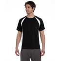 All Sport M1004 Unisex Colorblocked Short-Sleeve T-Shirt