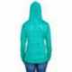 J America JA8662 Ladies Odyssey Striped Poly Fleece Lapover Hood