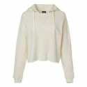 MV Sport W23101 Women's Angel Fleece Crop Hooded Sweatshirt