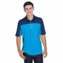 Core365 CE101 Men's Balance Colorblock Performance Pique Polo