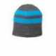 Port & Company C922 Fleece-Lined Striped Beanie Cap