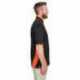 Harriton M386T Men's Tall Flash Snag Protection Plus IL Colorblock Polo
